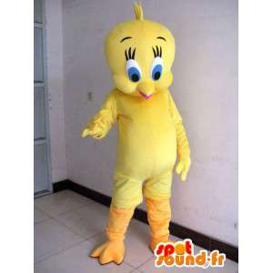 Mascot head - Canary Yellow - Cartoon Tweety and Sylvester - MASFR00180 - Mascots Tweety and Sylvester