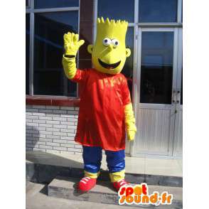 Mascotte Bart Simpson - The Simpsons v přestrojení - MASFR00155 - Maskoti The Simpsons