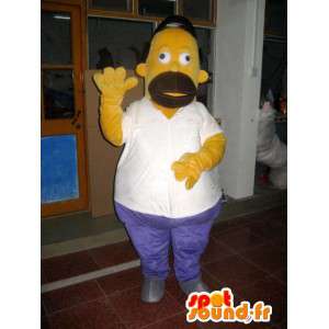 Kostuum mascotte Homer Simpson - Cartoon - Model II - MASFR001018 - Mascottes The Simpsons