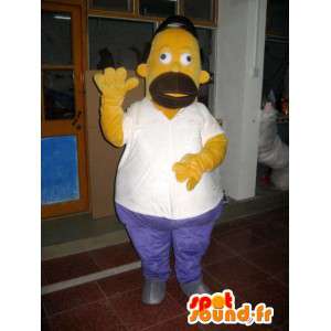 Puku maskotti Homer Simpson - Cartoon - malli II - MASFR001018 - Maskotteja Simpsonit