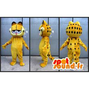 Famous mascot cat - Garfield - Costume yellow evening  - MASFR00525 - Mascots Garfield