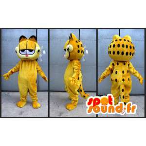 有名な猫のマスコット-ガーフィールド-パーティー用の黄色い衣装-MASFR00525-ガーフィールドのマスコット