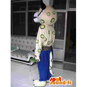 Kung Fu Tiger Mascot - pantaloni blu - Speciale Karate Peluche - MASFR00247 - Mascotte tigre