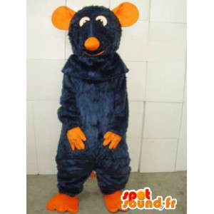 Orange og blå mus maskot speciel ratatouille kostume -
