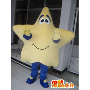 Mascot beżowy Rozgwiazdy teczne niebieskie spodnie - MASFR00812 - Sea Star Maskotki