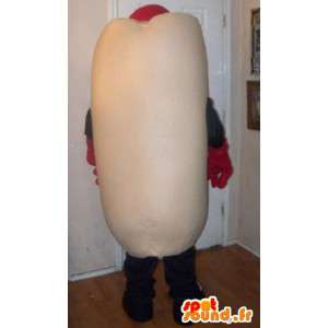 Hot Dog Sandwich Mascot - Hot Dog med tillbehör - Spotsound