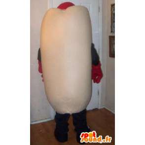 Hot Dog Sandwich Mascot - Hot Dog med tilbehør - Spotsound