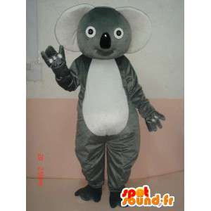 Mascot Koala Gris - panda de bambú de vestuario envío rápido