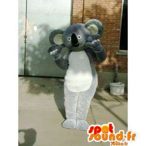Grå Koala maskot - snabb leverans av bambupandadräkt -