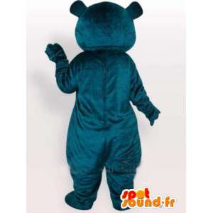 Famoso mascote urso Balou marinha festivo customizável azul  - MASFR00806 - Celebridades Mascotes