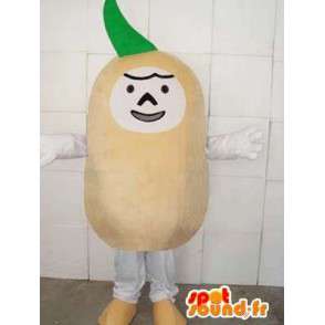 Mascot vegetabilsk nepe spesiell stil maraicher for kampanjer - MASFR00749 - vegetabilsk Mascot