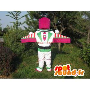 Mascot Buzz Lightyear - Toy Story Held - Bunte Kostüme - MASFR00146 - Maskottchen Toy Story