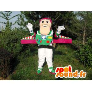 Mascot Buzz Lightyear - Toy Story Heroes - värikäs puku - MASFR00146 - Toy Story Mascot