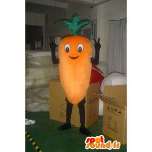 Carota gigante Mascot - Costume ideale per i giardinieri - MASFR00831 - Mascotte di verdure