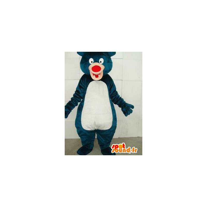 Mascot Balou - kuuluisa karhun puku lisävarusteilla - MASFR00107 - julkkikset Maskotteja