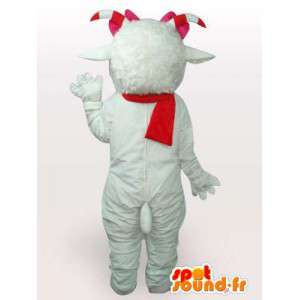 Feminino cabra mascote vermelhos pastos franceses - MASFR00854 - Mascotes e Cabras Goats