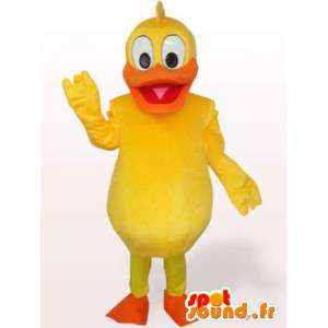Amarillo de la mascota del pato - Traje todos los tamaños - Envío rápido