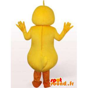 Amarillo de la mascota del pato - accesorio del traje de baño por la noche - MASFR00241 - Mascota de los patos