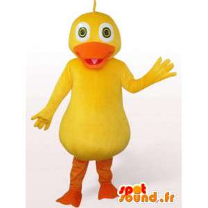 Amarillo de la mascota del pato - accesorio del traje de baño por la noche - MASFR00241 - Mascota de los patos