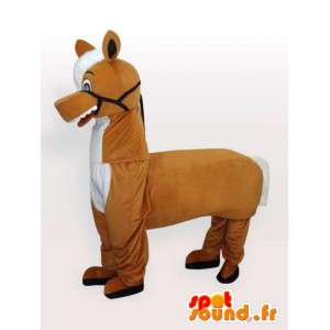 Mascot Hevonen - Eläinten Costume - Ihanteellinen stud - Juhlapäivä - MASFR00272 - hevonen maskotteja