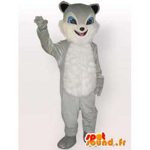 Civet gato mascota gris - traje animal gris - MASFR00860 - Mascotas gato