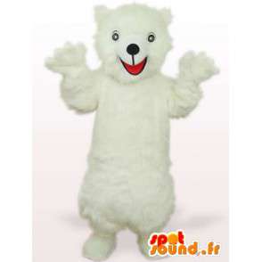 Mascote do urso polar - Disguise qualidade da fibra - MASFR00152 - mascote do urso