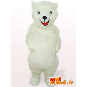 Isbjørnemaskot - kvalitetsfiber forklædning - Spotsound maskot