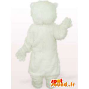 Mascote do urso polar - Disguise qualidade da fibra - MASFR00152 - mascote do urso