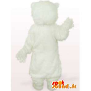 Mascote do urso polar - Disguise qualidade da fibra - MASFR00152 - mascote do urso