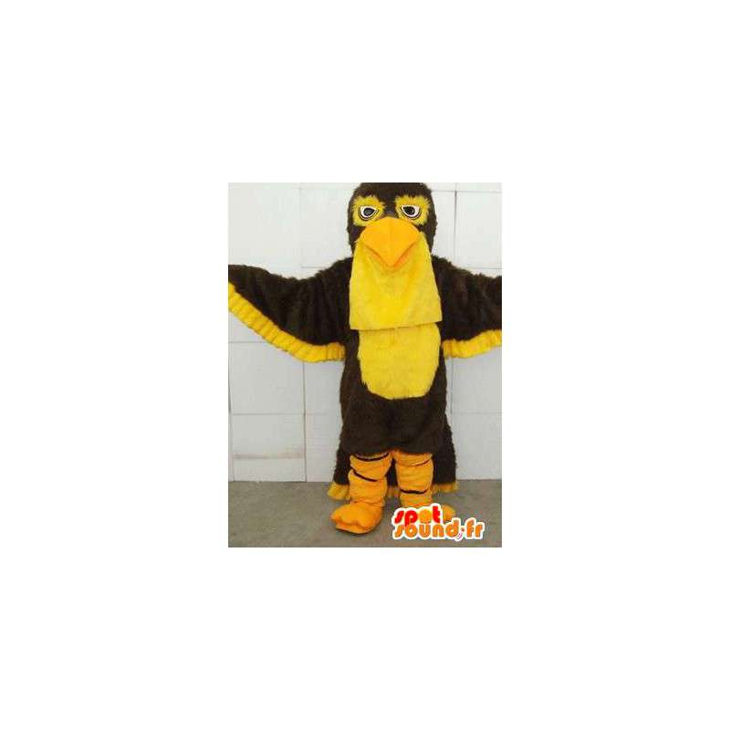 Eagle Mascot Geel - Express scheepvaart en netjes - Costume - MASFR00112 - Mascot vogels