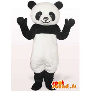Černá a bílá panda maskot - Rychlé dodání - MASFR001045 - maskot pandy