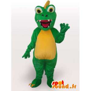 Mascot aligator / crocodile style dragon - Green Animal - MASFR00563 - Mascot of crocodiles