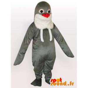 Mascot Seal clássico Gray - assistir Barco de Plush - MASFR00285 - mascotes Seal
