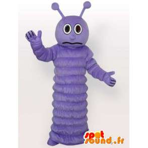 Mascot larva purple butterfly - Costume Insetto - Sera - MASFR00297 - Mascotte farfalla