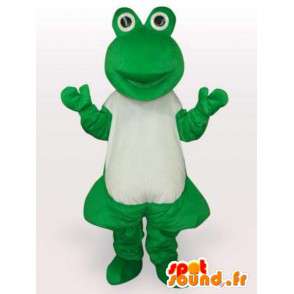Mascot clássico do sapo verde - As rãs doentes - MASFR00287 - sapo Mascot