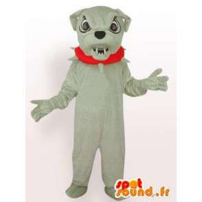 Dog mascotte boulldog - gekostumeerd bal hond met toebehoren - MASFR00246 - Dog Mascottes