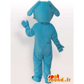 Classic mascotte blu cane - animale peluche per la sera - MASFR00283 - Mascotte cane