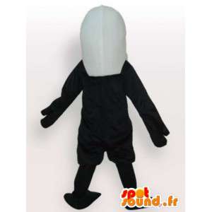 Schwarzer Adler Maskottchen Leichtes Modell mit minimalen Lift - MASFR00650 - Maskottchen der Vögel