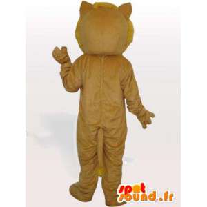 Lion Maskottchen beige mit Zubehör - Kostüm Savannah - MASFR00745 - Löwen-Maskottchen