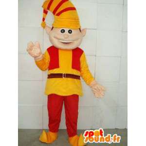 Clown Mascot - Lutin - Suit for julefestligheter - MASFR00118 - jule~~POS TRUNC