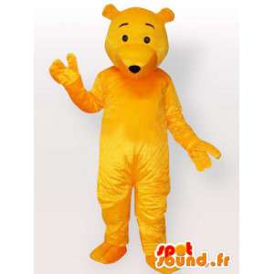 Mascotte d'ours jaune - Déguisement d'ours disponible rapidement - MASFR00898 - Mascotte d'ours