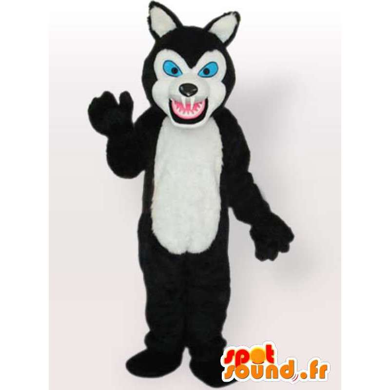 Mascot bear with big teeth - bear costume - MASFR00892 - Bear mascot