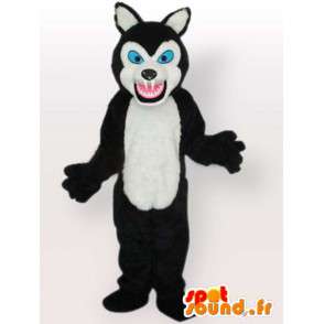 Mascotte medvěd s velkými zuby - medvěd kostým - Maskot medvěda - MASFR00892 - SpotSound.fr
