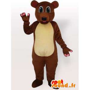 Costume brun bære alle størrelser - Disguise brunbjørn - MASFR00894 - bjørn Mascot
