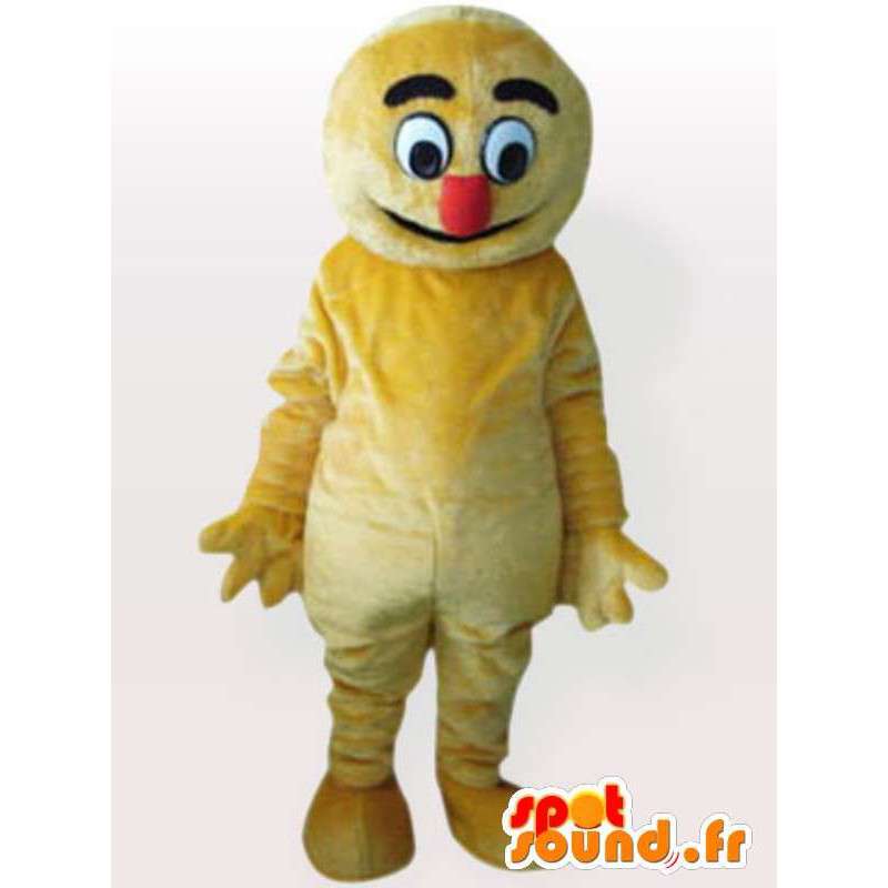 Plys kylling kostume - Gul farve kostume - Spotsound maskot
