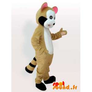 Mascotte de capucin caramel - Déguisement capucin de qualité - MASFR00900 - Animaux de la jungle