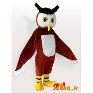 Pöllö Costume suurherttua - Owl puku kaikenkokoiset - MASFR00907 - maskotti lintuja