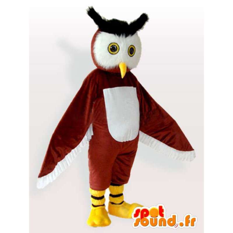 Traje de búho real - Owl traje todos los tamaños - MASFR00907 - Mascota de aves