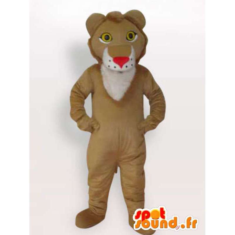 Mascot leão real - traje do leão de todos os tamanhos - MASFR00908 - Mascotes leão