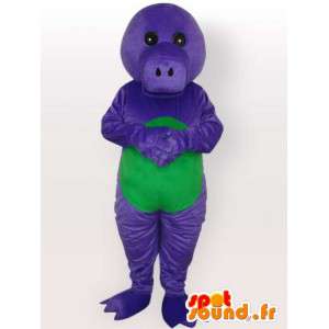 Divertido traje jacaré jacaré traje azul - MASFR001082 - crocodilo Mascotes